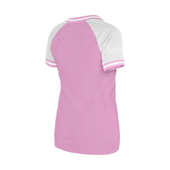 Cleveland Guardians Women's Gameday V-Neck T-Shirt Light Pink | New Era