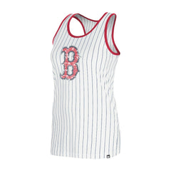 Boston Red Sox Women's Gameday Pinstripe Tank Top White | New Era