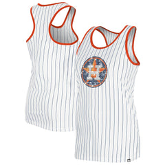 Houston Astros Women's Gameday Pinstripe Tank Top White | New Era