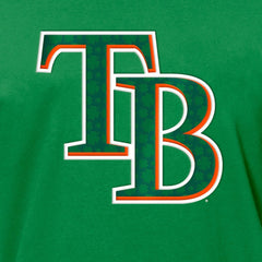 Tampa Bay Rays St. Patrick's Day Shamrock Fill T-Shirt Kelly Green | New Era