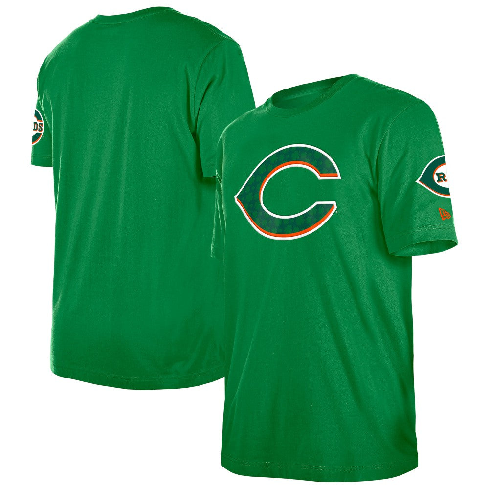 Cincinnati Reds St. Patrick's Day Shamrock Fill T-Shirt Kelly Green | New Era