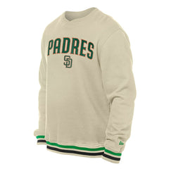 San Diego Padres St. Patrick's Day Twill Pullover Sweatshirt Cream | New Era