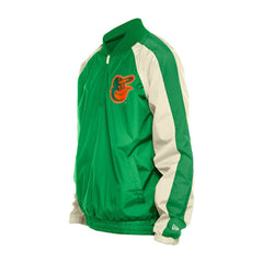 Baltimore Orioles St. Patrick's Day Ripstop Raglan Quarter-Zip Windbreaker Kelly Green | New Era