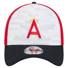Los Angeles Angels 2025 MLB Clubhouse 39THIRTY Flex Hat Red/Navy | New Era