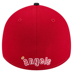 Los Angeles Angels 2025 MLB Clubhouse 39THIRTY Flex Hat Red/Navy | New Era