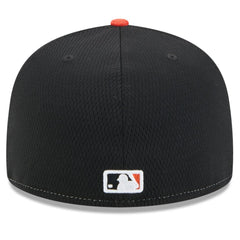 San Francisco Giants 2025 MLB Clubhouse 59FIFTY Fitted Hat Black/Orange | New Era
