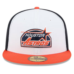 Houston Astros 2025 MLB Clubhouse 59FIFTY Fitted Hat Navy/Orange | New Era