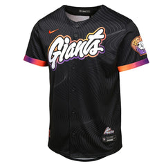 San Francisco Giants Youth 2025 City Connect Limited Jersey - Anthracite