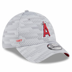 Los Angeles Angels 2025 MLB Clubhouse 39THIRTY Flex Hat Gray | New Era