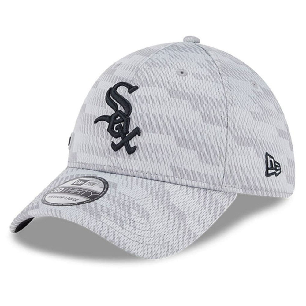 Chicago White Sox 2025 MLB Clubhouse 39THIRTY Flex Hat Gray | New Era