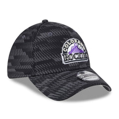 Colorado Rockies 2025 MLB Clubhouse 39THIRTY Flex Hat Black | New Era