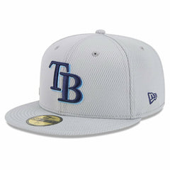 Tampa Bay Rays 2025 MLB Clubhouse 59FIFTY Fitted Hat Gray | New Era
