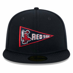Boston Red Sox 2025 MLB Clubhouse 59FIFTY Fitted Hat Navy | New Era