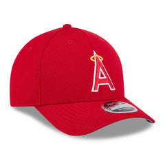 Los Angeles Angels 2025 MLB Clubhouse 9FORTY Adjustable Hat Red | New Era
