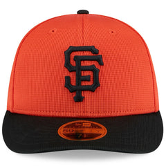 San Francisco Giants 2025 Spring Training Low Profile 59FIFTY Fitted Hat Orange/Black | New Era