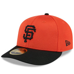 San Francisco Giants 2025 Spring Training Low Profile 59FIFTY Fitted Hat Orange/Black | New Era