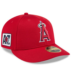 Los Angeles Angels 2025 Spring Training Low Profile 59FIFTY Fitted Hat Red | New Era