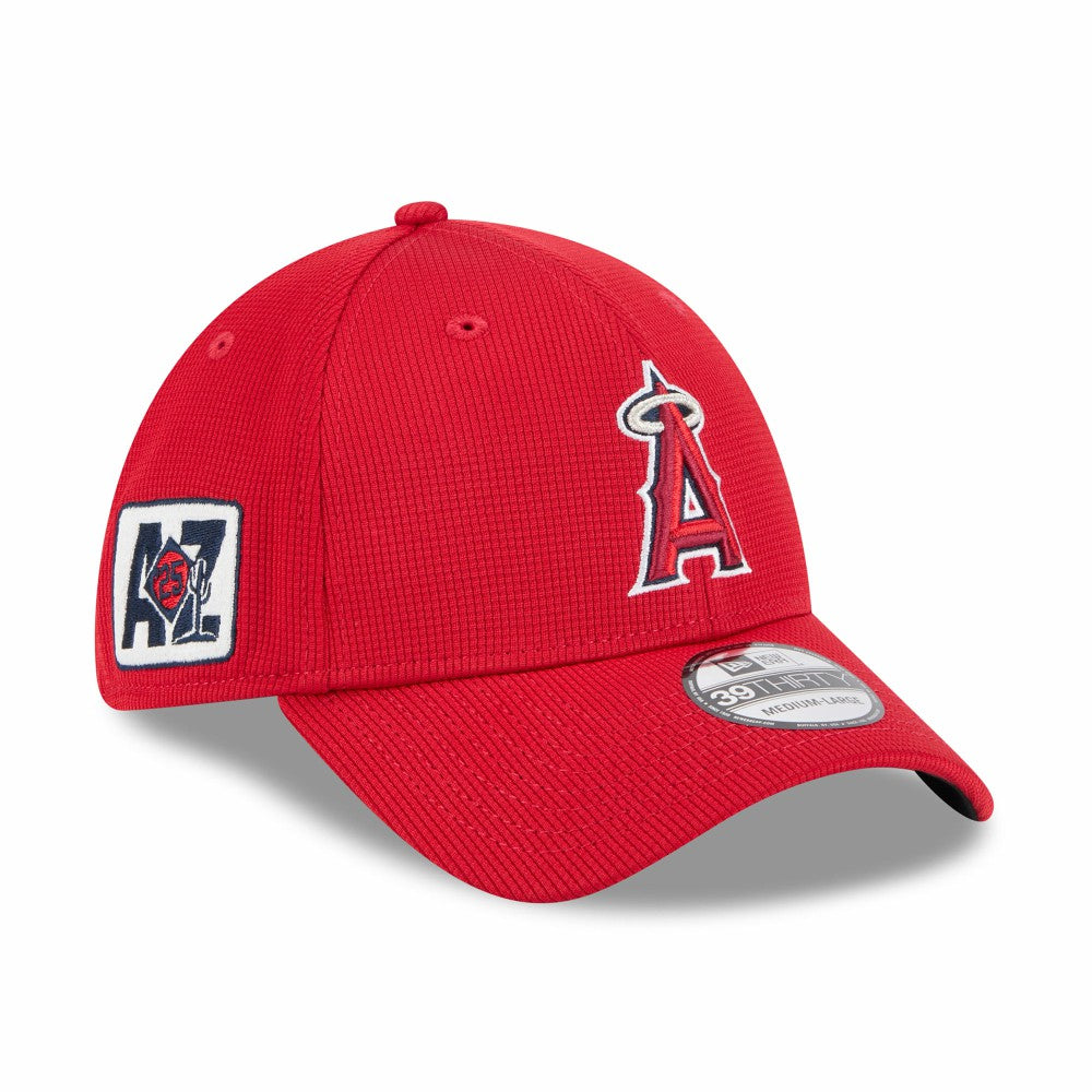 Los Angeles Angels 2025 Spring Training 39THIRTY Flex Hat - Red | New Era