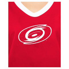 Carolina Hurricanes New Era Women's Game Day Rhinestuds T-Shirt Red