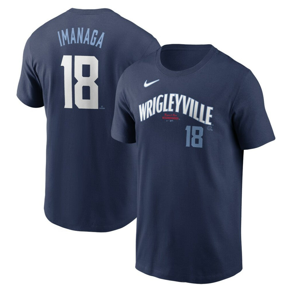 Shōta Imanaga Chicago Cubs Fuse Name & Number T-Shirt Navy | Nike