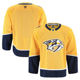Nashville Predators Fanatics Home Authentic Pro Jersey Yellow