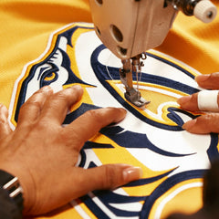 Nashville Predators Fanatics Home Authentic Pro Jersey Yellow