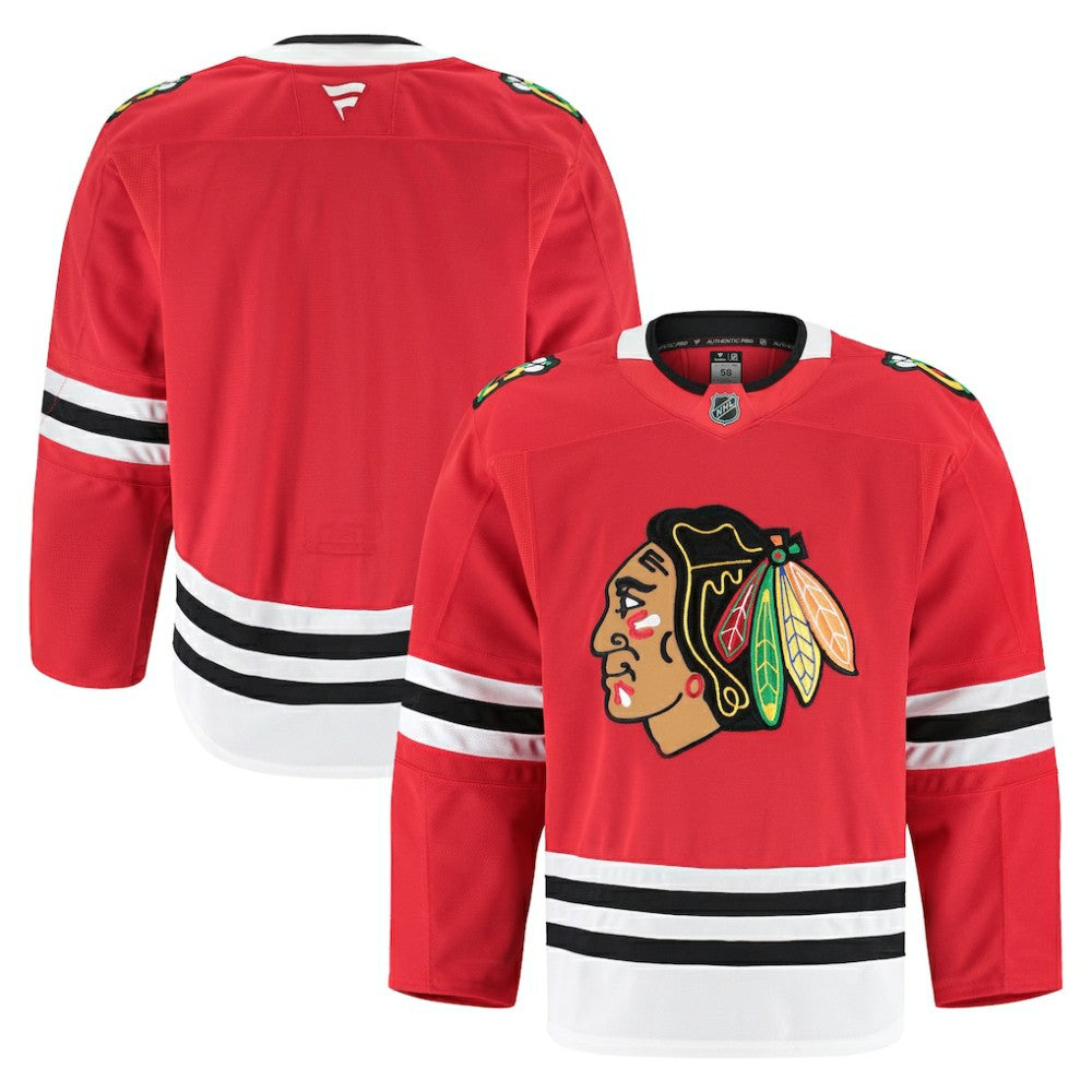 Chicago Blackhawks Fanatics Home Authentic Pro Jersey Red
