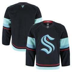 Seattle Kraken Fanatics Home Authentic Pro Jersey Deep Sea Blue