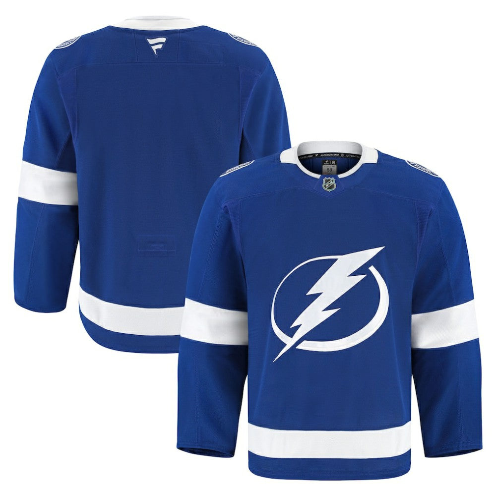 Tampa Bay Lightning Fanatics Home Authentic Pro Jersey Blue