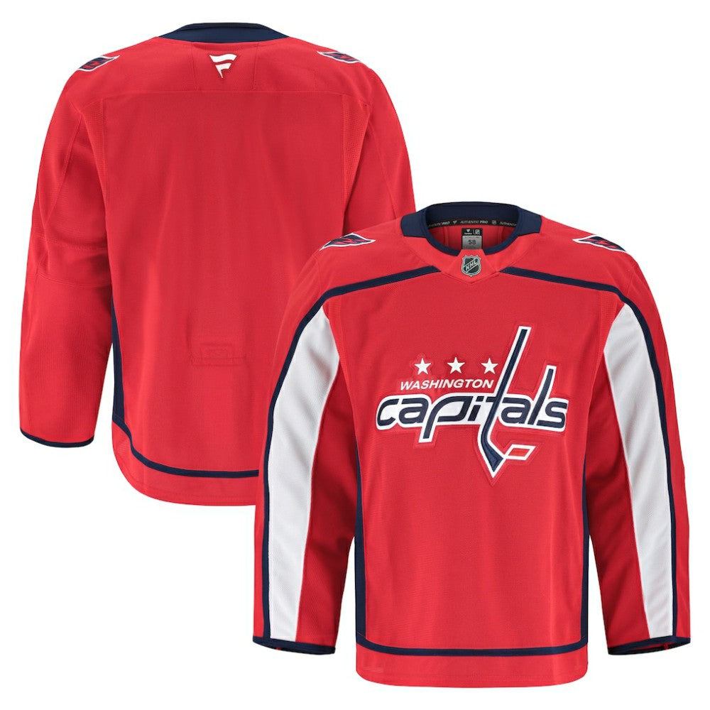 Washington Capitals Fanatics Home Authentic Pro Jersey Red