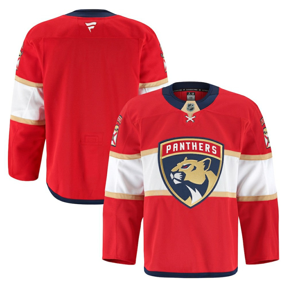 Florida Panthers Fanatics Home Authentic Pro Jersey Red