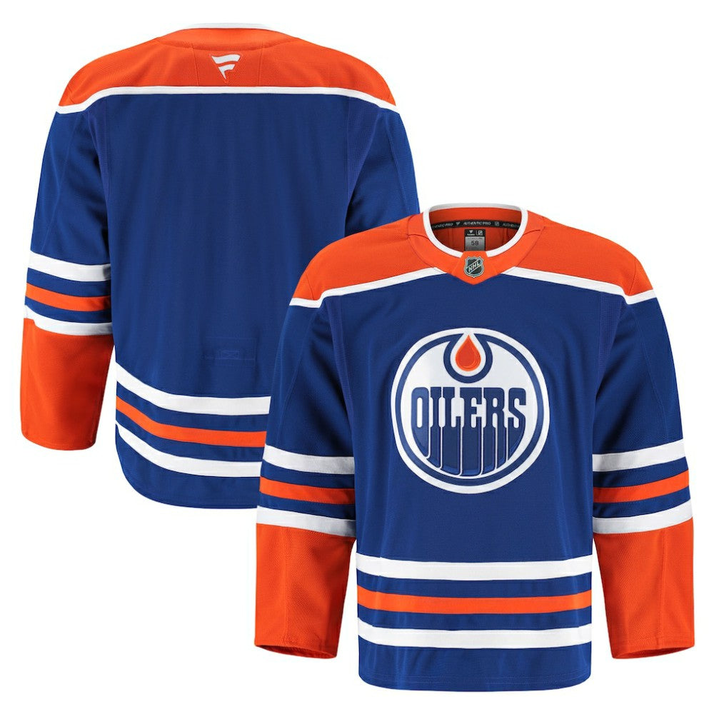 Edmonton Oilers Fanatics Home Authentic Pro Jersey Royal