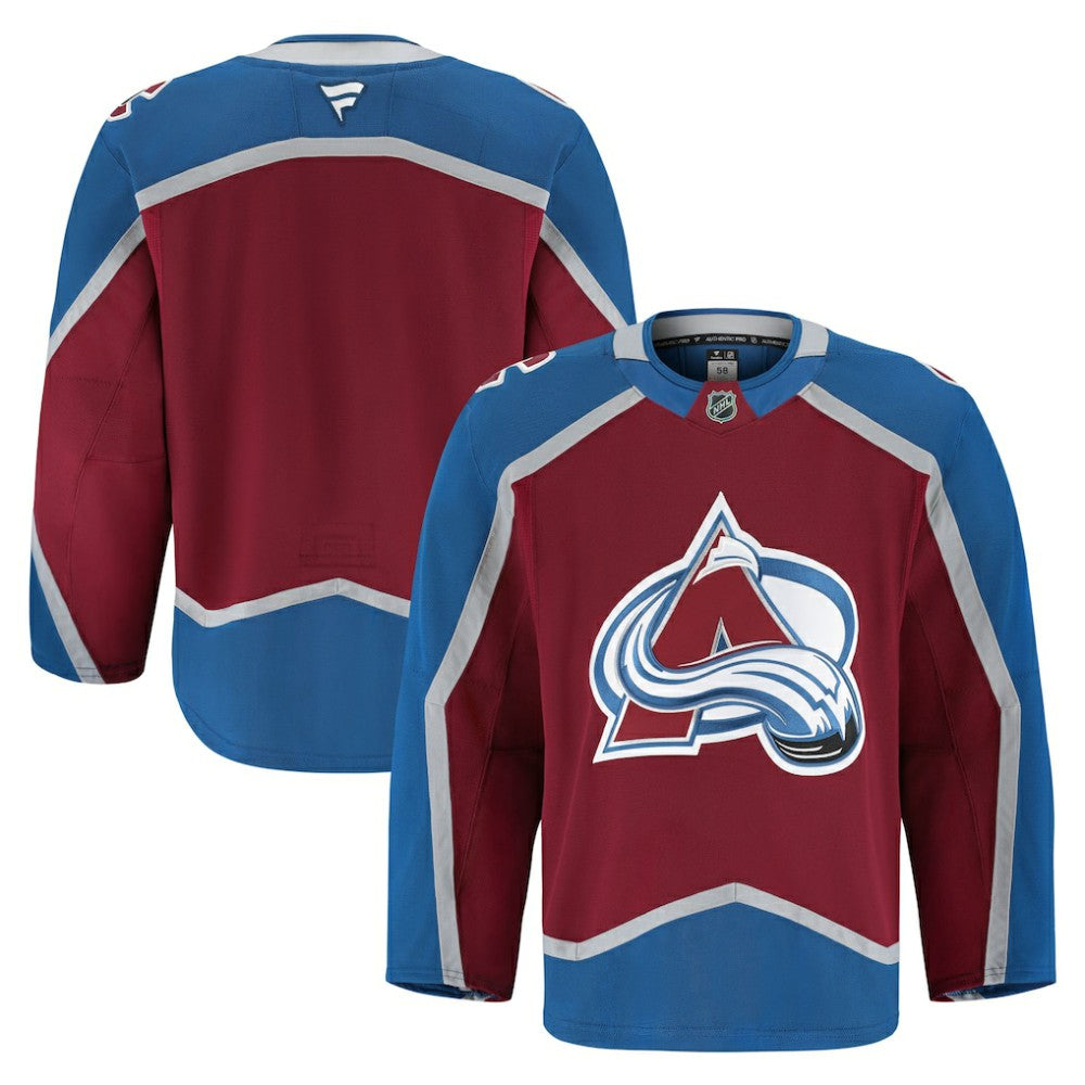 Colorado Avalanche Fanatics Home Authentic Pro Jersey Burgundy