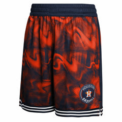 Houston Astros Youth Outfielder Shorts Navy/Orange