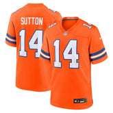 Courtland Sutton Denver Broncos Alternate Game Jersey - Orange