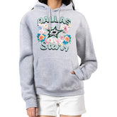 Dallas Stars G-III 4Her by Carl Banks Women's Flower Logo Pullover Hoodie Heather Gray