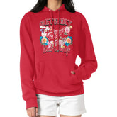 Detroit Red Wings G-III 4Her by Carl Banks Women's Flower Logo Pullover Hoodie Red