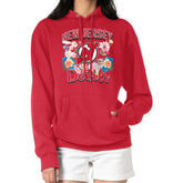 New Jersey Devils G-III 4Her by Carl Banks Women's Flower Logo Pullover Hoodie Red