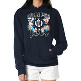 Winnipeg Jets G-III 4Her by Carl Banks Women's Flower Logo Pullover Hoodie Navy