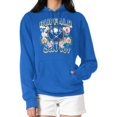 Buffalo Sabres G-III 4Her by Carl Banks Women's Flower Logo Pullover Hoodie Royal