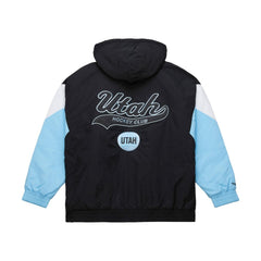 Utah Hockey Club Mitchell & Ness Retro Anorak Half-Zip Jacket Black