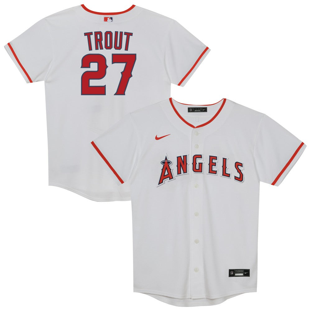 Mike Trout Los Angeles Angels Preschool Home Replica Player Jersey - White