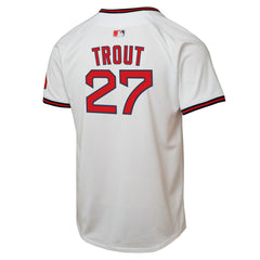 Mike Trout Los Angeles Angels Youth Alternate 2 Limited Player Jersey - White