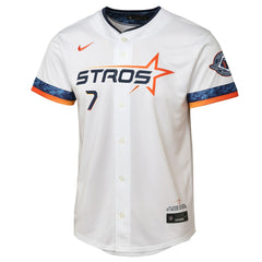 Craig Biggio Houston Astros Youth 2025 City Connect Limited Player Jersey - White