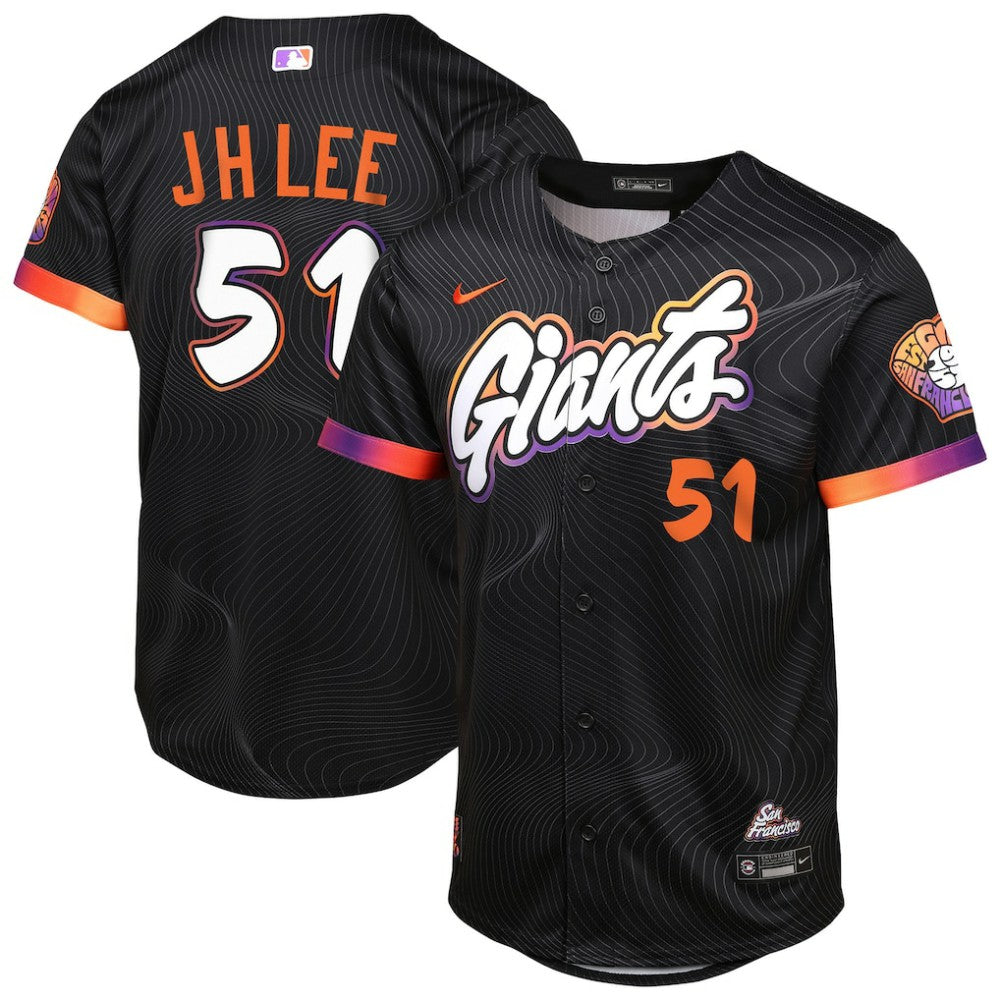 Jung Hoo Lee San Francisco Giants Youth 2025 City Connect Limited Player Jersey - Anthracite