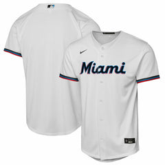 Miami Marlins Youth Home Replica Jersey - White