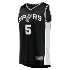 Stephon Castle San Antonio Spurs Youth 2024 NBA Draft Fast Break Player Jersey - Icon Edition - Black