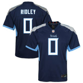 Calvin Ridley Tennessee Titans Youth Game Jersey - Navy