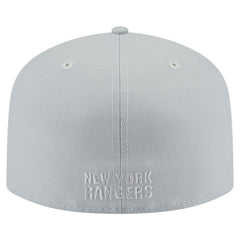 New York Rangers New Era Color Pack A-Frame 59FIFTY Fitted Hat Gray