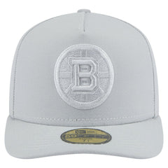 Boston Bruins New Era Color Pack A-Frame 59FIFTY Fitted Hat Gray